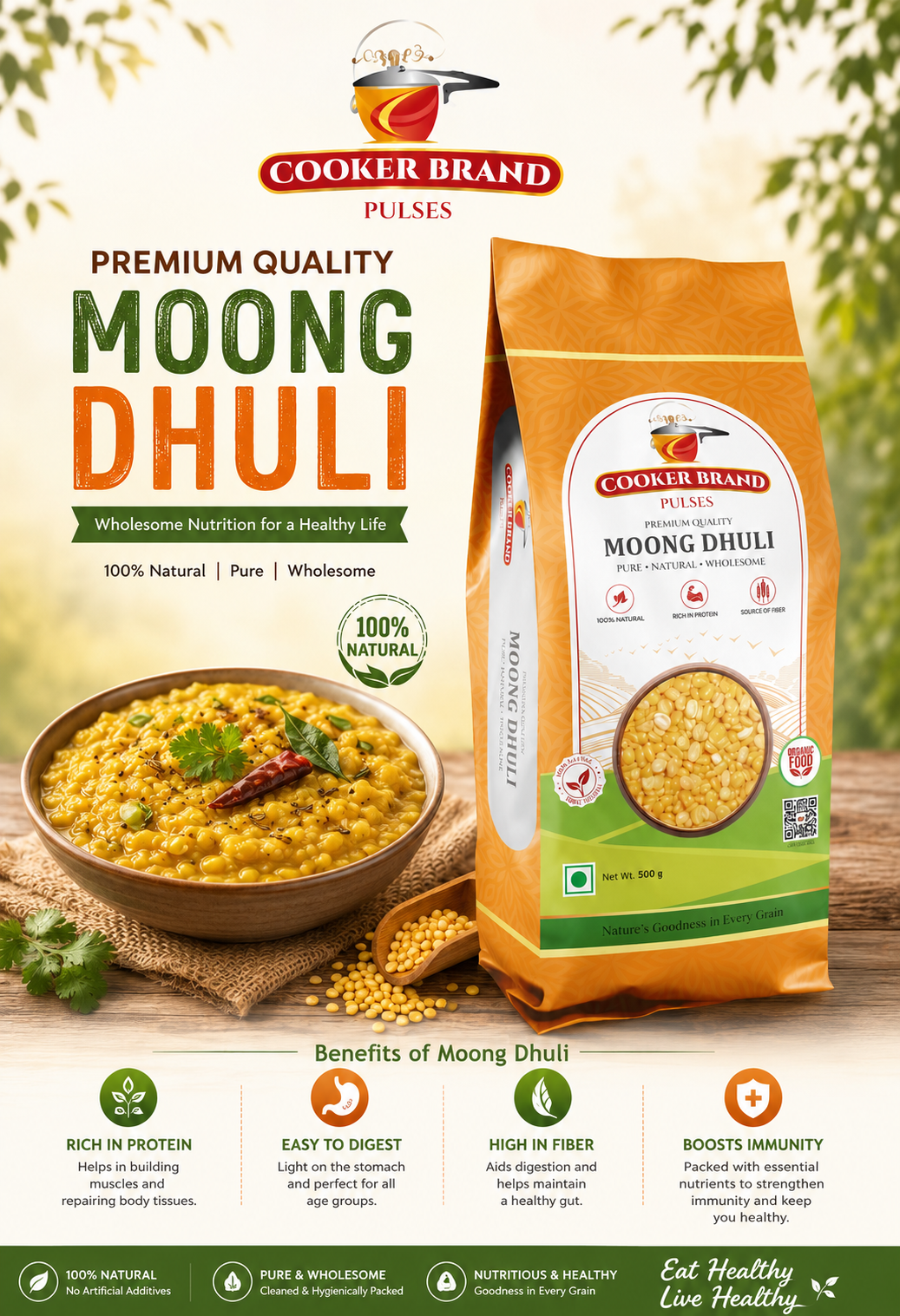 Premium Moong Dhuli Dal Online